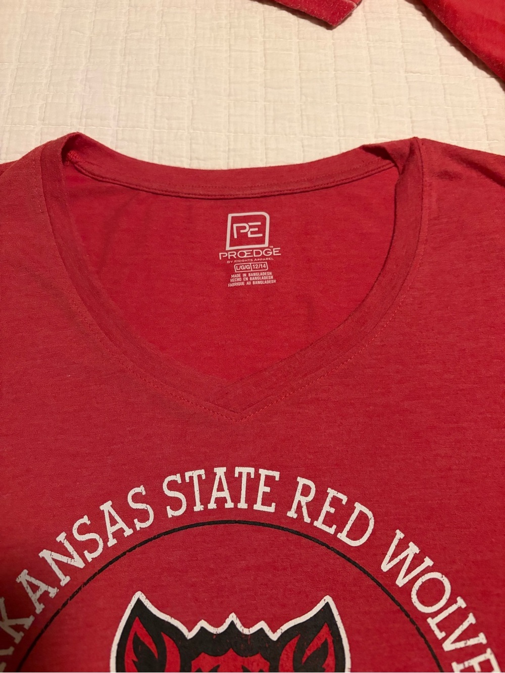 Arkansas State University  red wolves ladies tees #213